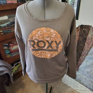 Roxy wide neck tshirt size medium